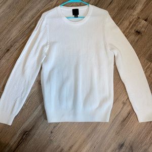 H&M white cream, thick, men’s medium sweatshirt